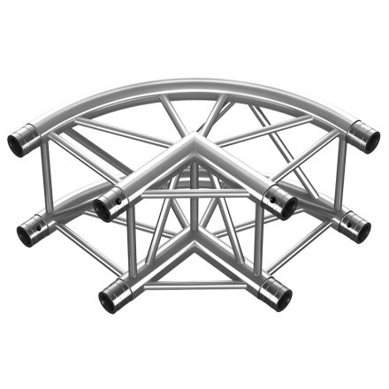 TAF FT24-C21R 4-Punkt Traverse 2 Weg 90° Ecke rund