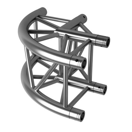 TAF FT34-C21-R 4-Punkt Traverse 2-Weg 90° Ecke Rund