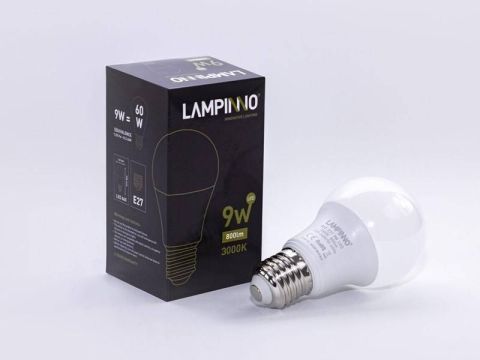 9W E27 LED Lampen; Warmweiß