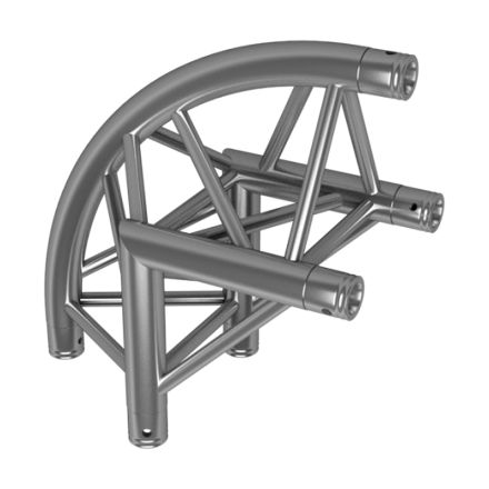 TAF FT33-C24-R 3-Punkt Traverse 90° 2-Weg Ecke rund apex out