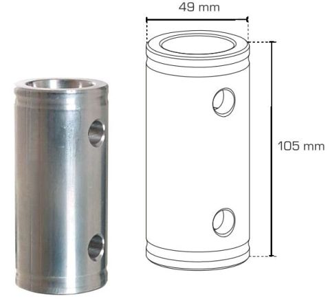 TAF 3120 FT31-HT44 Spacers female 105mm