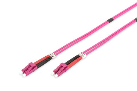 LWL Patchkabel, Duplex, LC zu LC MM OM4 50/125 µ, 2 m